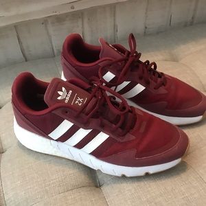 Mens adidas maroon ZX 1k boost size 12 Texas A&M Aggies